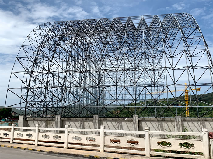 葫芦岛山寨矿储煤棚网架